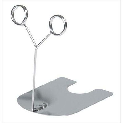 メニュークリップ 【ツインリングスタンド TW-10-S シルバー】 TW-10 幅70 奥行85 高さ100 【グループA】