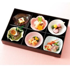 松花堂/花 六つ仕切り花セット