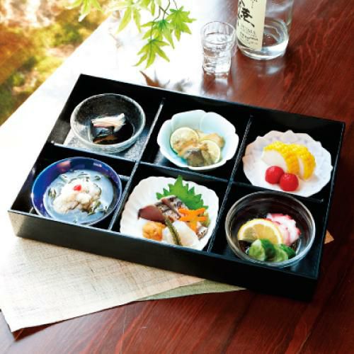 松花堂 風 六つ仕切り風セット