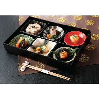 松花堂/雪 六つ仕切り雪セット