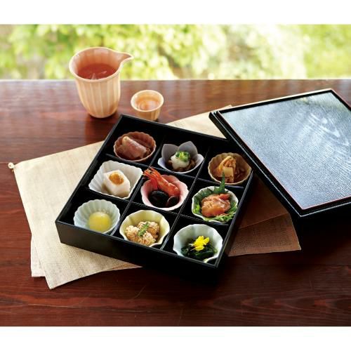 松花堂 花 九つ仕切り花セット