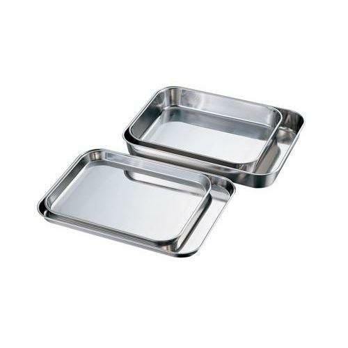 業務用ステンレス製バット10枚 薄型肉バット バット 厨房小物 中古 40cm×30cm (J812amxY)② ステンレスバット 網セット 深型 (8枚取サイズ) 40cm×30cm 業務用 角