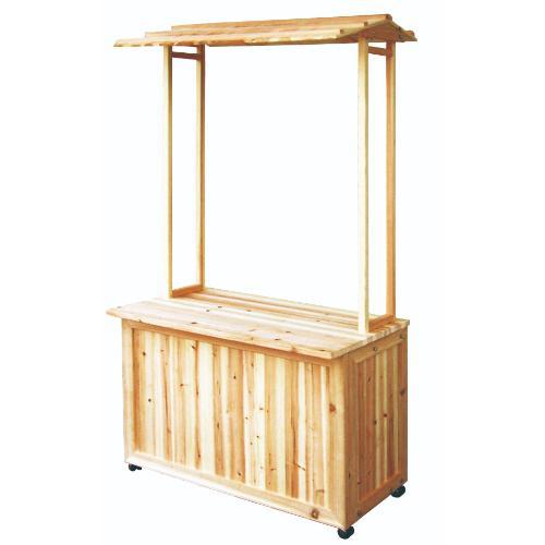 6-027-03/屋台販売台 ブレイ君 コンパクトタイプ 約幅103×奥行60×高さ212cm/送料別途見積