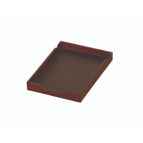 6-069-12/SB メモトレー タモ ブラウン 約幅11.9×奥行16.2×2cm (適応紙サイズA6)