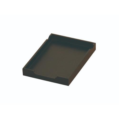 6-069-13/SB メモトレー タモ ブラック 約幅11.9×奥行16.2×2cm (適応紙サイズA6)