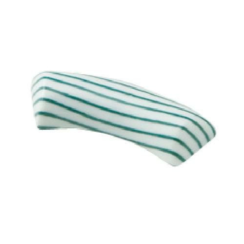 【細縞 緑 扇箸置き】 高さ9mm×長径:53mm・短径:20mm10入/業務用食器