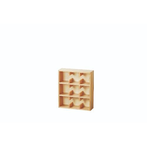 6-036-03/コレクション BOX 小 約30.6×9×H35.1cm/１桝寸法:約9×8.4×H10.5cm