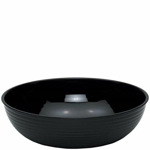 キャンブロ 丸型リブド サラダボールRSB18CW(110)ブラック