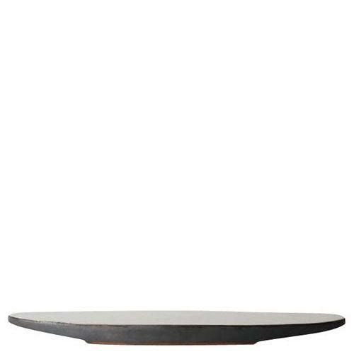 YUKI 瓦食器 Flat plate oval 300(平皿 楕円)