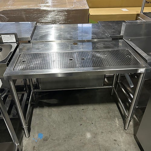 中古】麺洗い・締め・水切り機 日本洗浄機 NM121B 幅320×奥行750×高さ