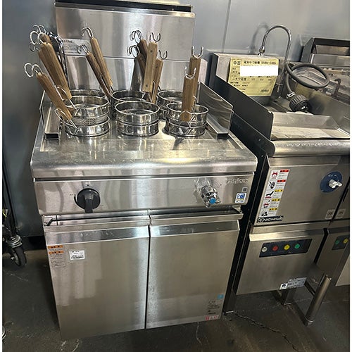 中古】【即出荷可能】解凍ゆで麺機 9テボ タニコー THU-60A 幅600×奥行