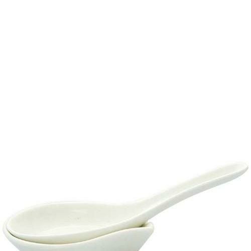 アルセラム強化食器 クリーム釉レンゲ EC10－31