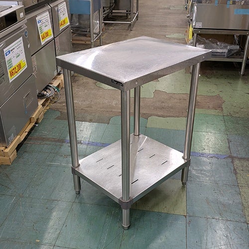 中古】作業台 BGなし マルゼン 幅450×奥行600×高さ800 【送料別途見積 
