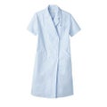 ドクターコート レディス半袖 サックス レディス 51-014