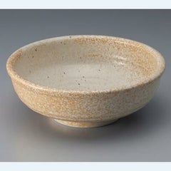 窯変志野 玉渕6寸浅丼