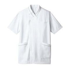 スクラブ メンズ 半袖 白/グレー メンズ 72-1300
