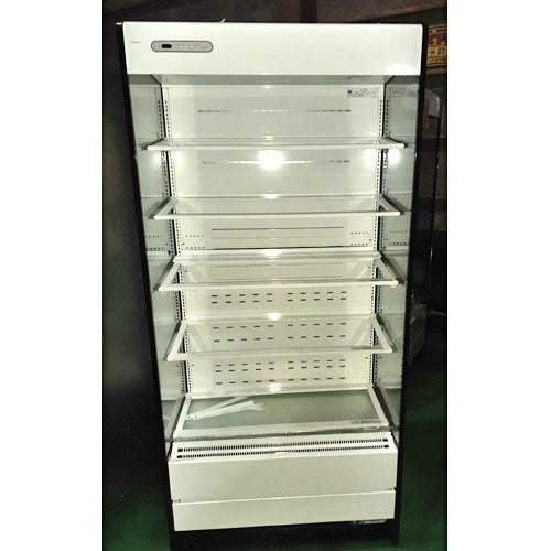 2温度帯 冷蔵多段オープン　フクシマMEU-32WKSA5G 業務用 中古 業界最長1年保証】2温度帯 冷蔵多段オープンショーケース フクシマ