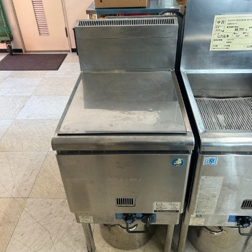 業界最長1年保証】【中古】ガスフライヤー(天ぷら用) 18L 北沢産業 KFE