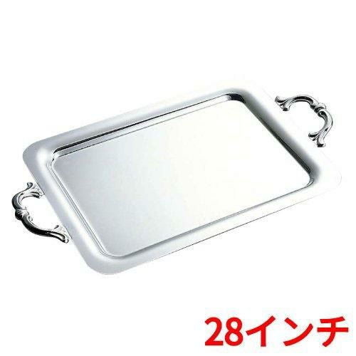 SW 18-8 プレーン 角盆 28インチ モンテリーハンドル付