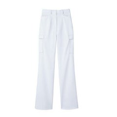 パンツ レディス カーゴ 白 レディス 73-1311