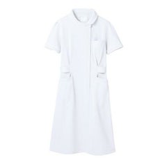 ナースワンピース 半袖 白 レディス 73-1472