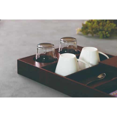 6-050-02/DS・Tools Tray 長角本体 タモブラウン 約幅42×奥行27×高さ6cm