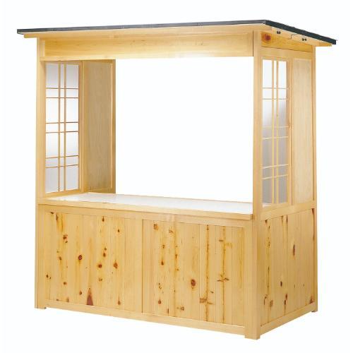 6-026-01/屋外用販売屋台 EY-1800S 約幅180×奥行122×高さ204cm/送料別途見積