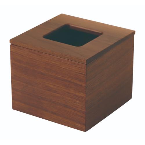 6-049-03/DS・Tools Tray&BOX用 ミニダストBOX ウォールナット 約幅10×奥行10×高さ8cm