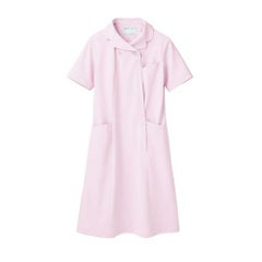 ナースワンピース 半袖 ピンク レディス 73-1774