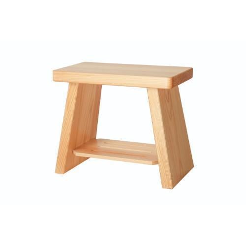 6-116-03/ひのき 新型風呂椅子 EXP仕上 約35×20×H30cm
