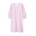 予防衣 兼用 長袖 ピンク 男女兼用 74-403