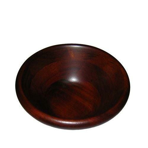 天然木サラダボール こげ茶 14cm 32021