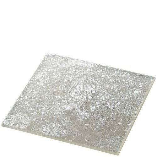 ライクガラス スクウェアプレート L 銀箔 1202338