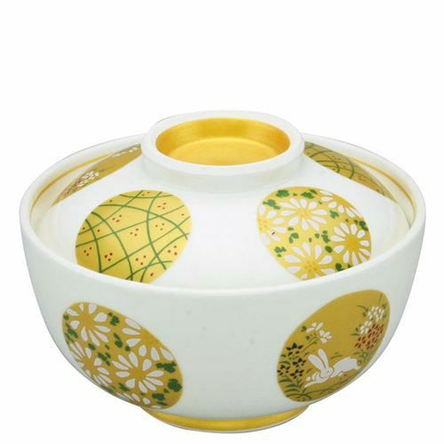 アルセラム強化食器 金彩丸紋蓋物 EC3－46