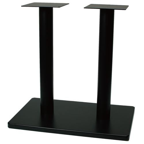 【即納可】 テーブルレッグ 角ベース 4人用 2ポール 【テンポスオリジナル】 適合天板サイズ：1200×750(mm) 1年保証/