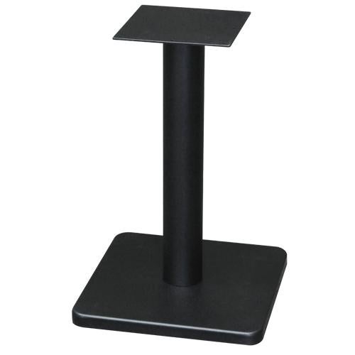 テーブルレッグ(LOWタイプ) 角ベース 2人用 1ポール 【テンポスオリジナル】 適合天板サイズ：500×500(mm) 1年保証/