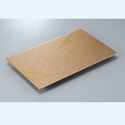 8寸足付盛台ゴールド石目