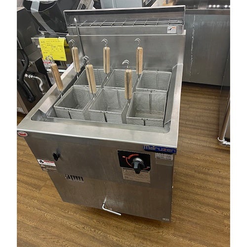 【動作確認済み】マルゼン 業務用 ゆで麺機 6基 CORF-046D LPガス 業務用/新品】【マルゼン】生めん用麺釜 ゆで麺機 MRF-046RC 幅450