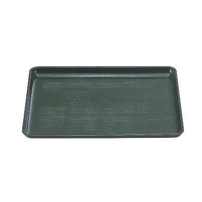 新木目会席盆グリーン天黒SL尺4 グリーン天黒