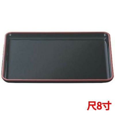 戦国長手盆黒天朱SL尺8 黒天朱