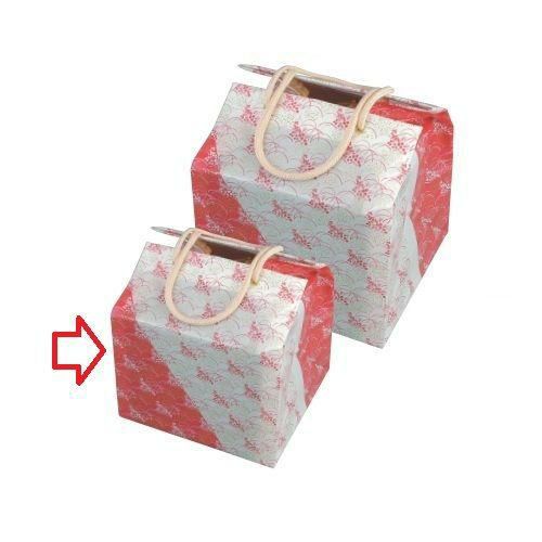 重箱バッグ 手提げ付バッグ 花めぐり(小) 6.5寸,7.0寸用