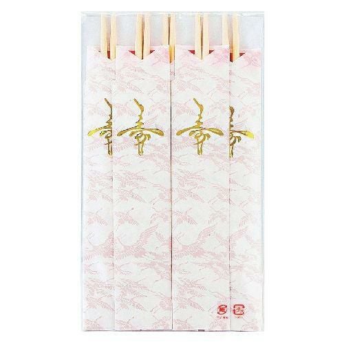 祝箸金箔鶴型寿千羽鶴 5膳入