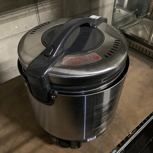 中古】ガス炊飯器 リンナイ(Rinnai) RR-S100GS 幅309×奥行292×高さ349