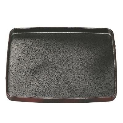 角竹型盆すす竹内黒SL9寸 黒