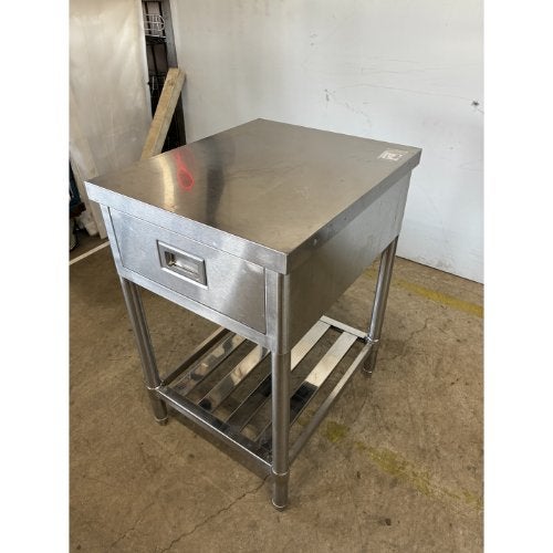 DB47★業務用★ 作業台 作業 調理台 厨房用 業務用 店舗用品 中古】作業台 扉付き BGなし 幅500×奥行600×高さ800 【送料別途見積