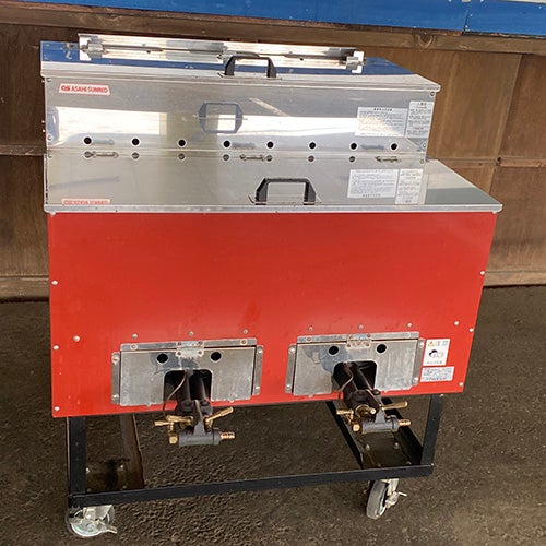 焼きいも機 AY-1000型 保温室付 いもランド ガス式 13A 【業務用