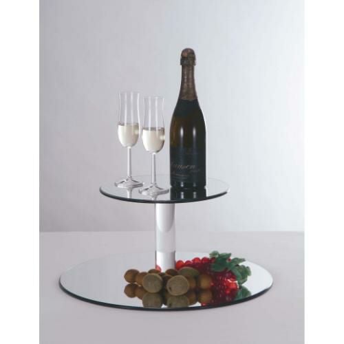 二段オードブルスタンド(ミラートレイ) 5167