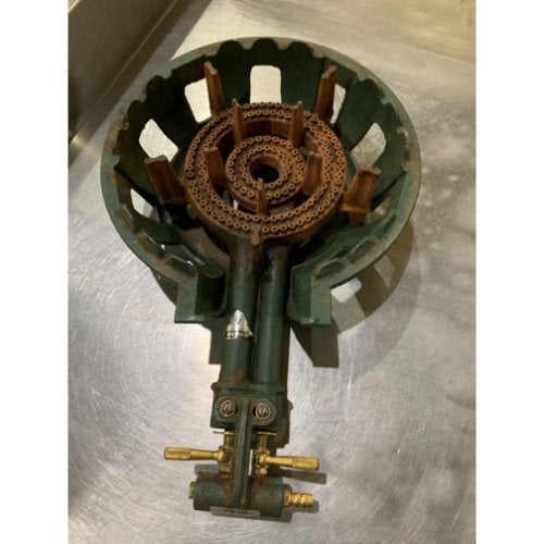 中古】鋳物コンロ タチバナ製作所 TS-210 幅330×奥行505×高さ115 LPG