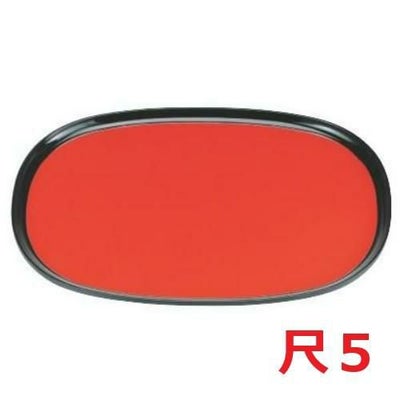 やすらぎ小判盆朱渕黒SL尺5 黒