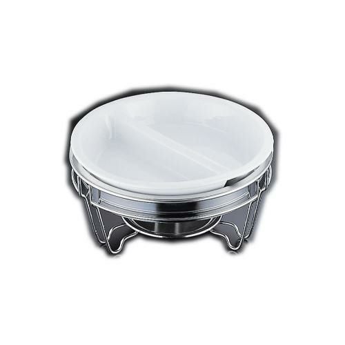 ヴァンセンヌ 丸チェーフイングTKG仕様 陶器I型仕切中皿 目皿付